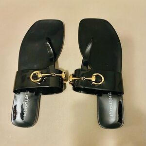 Jeffrey Campbell A Lil Bit Thong Sandals Slides New without tags